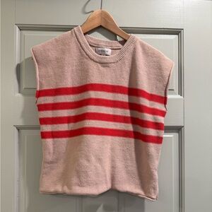 Striped Sleeveless Knit Top evereve